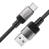 Cablu Acefast (C9-04), USB to Type-C, Fast Charging, 3A, Braided Nylon, 25.000 Bends, 1.2m, Negru