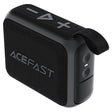 Casti Acefast Wireless Speaker Go (K4), Bluetooth 5.4, Portable, 5W Full-range Speaker, Waterproof IPX7, Type-C, 900mAh, Negru