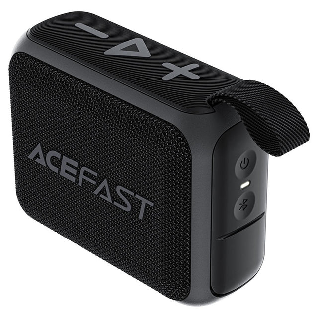 Casti Acefast Wireless Speaker Go (K4), Bluetooth 5.4, Portable, 5W Full-range Speaker, Waterproof IPX7, Type-C, 900mAh, Negru