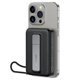 Baterie externa Acefast Magnetic Wireless (M24-10000), with Type-C Cable, Holder, USB-C Port, 10000mAh, 22.5W, LED, Metal Gray