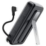 Baterie externa Acefast Magnetic Wireless (M24-10000), with Type-C Cable, Holder, USB-C Port, 10000mAh, 22.5W, LED, Metal Gray