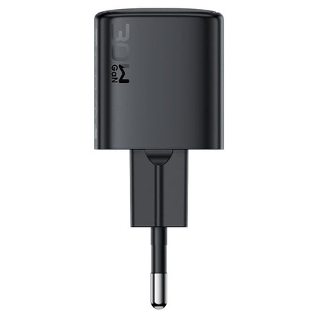 Incarcator Acefast (A118), Type-C, PD30W, GaN, Negru