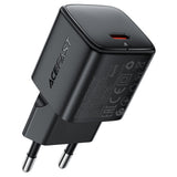 Incarcator Acefast (A118), Type-C, PD 30W, GaN, Negru