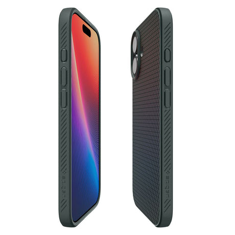 Husa de protectie Spigen Liquid Air (ACS10371) compatibil cu iPhone 17, Abyss Green
