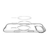 Husa de protectie Spigen Liquid Crystal MagSafe (ACS10395) compatibil cu iPhone 17 Air, Transparent / White