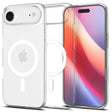 Husa de protectie Spigen Liquid Crystal MagSafe (ACS10395) compatibil cu iPhone 17 Air, Transparent / White