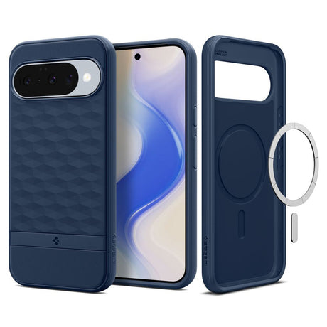 Spigen Caseology Parallax MagSafe sötétkék tok Google Pixel 10 és Pixel 10 Pro készülékhez