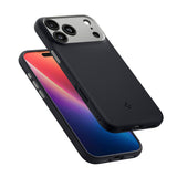 Husa de protectie Spigen Caseology Nano Pop MagSafe (ACS10328) compatibil cu iPhone 17 Pro, Negru Sesame