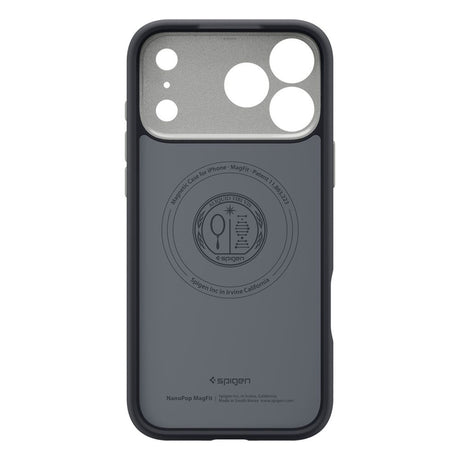 Husa de protectie Spigen Caseology Nano Pop MagSafe (ACS10262) compatibil cu iPhone 17 Pro Max, Negru Sesame