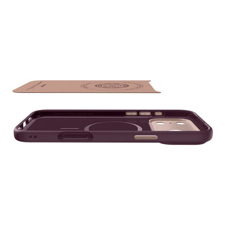 Husa de protectie Spigen Caseology Nano Pop MagSafe (ACS10261) compatibil cu iPhone 17 Pro Max, Burgundy Bean