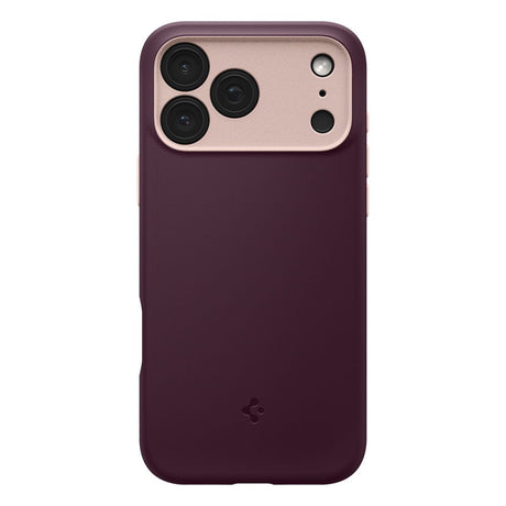 Husa de protectie Spigen Caseology Nano Pop MagSafe (ACS10261) compatibil cu iPhone 17 Pro Max, Burgundy Bean