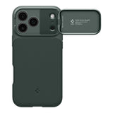 Husa de protectie Spigen Optik Armor compatibil cu iPhone 18 Pro Max / iPhone 17 Pro Max, Verde