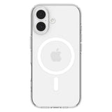 Husa de protectie Spigen Liquid Crystal MagSafe (ACS10397) compatibil cu iPhone 17, Transparent / White