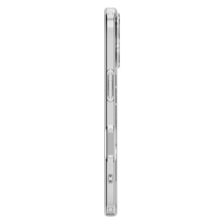 Husa de protectie Spigen Liquid Crystal MagSafe (ACS10397) compatibil cu iPhone 17, Transparent / White
