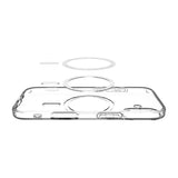Husa de protectie Spigen Liquid Crystal MagSafe (ACS10397) compatibil cu iPhone 17, Transparent / White