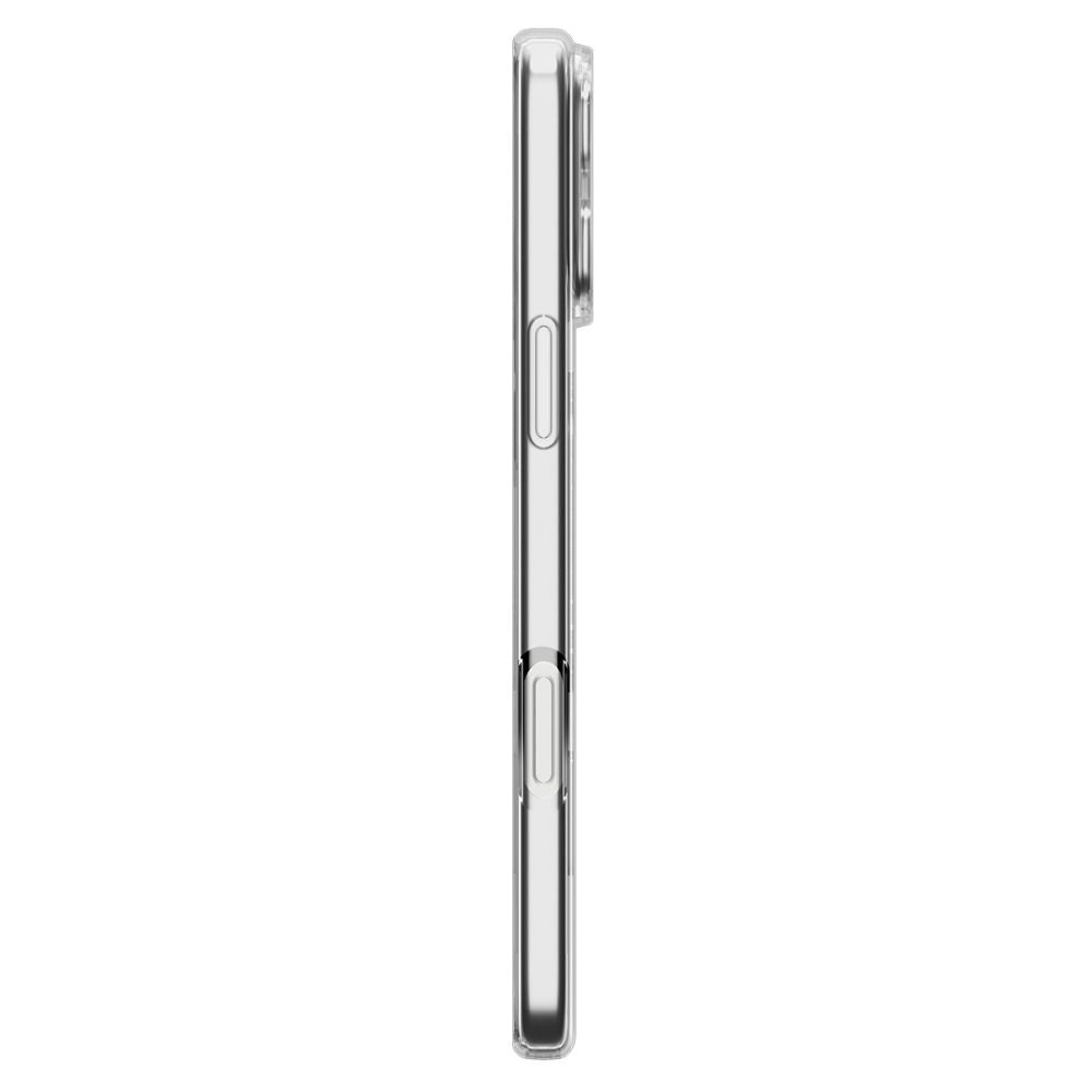 Husa de protectie Spigen Liquid Crystal MagSafe (ACS10396) compatibil cu iPhone 17 Pro, Transparent / White