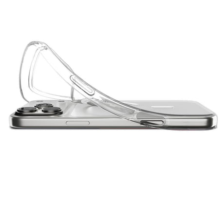 Husa de protectie Spigen Liquid Crystal MagSafe (ACS10396) compatibil cu iPhone 17 Pro, Transparent / White