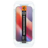 Folie de protectie Spigen (set de 2) Glas.tR EZ-FIT (AGL09862) compatibil cu iPhone 17 Air, Privacy