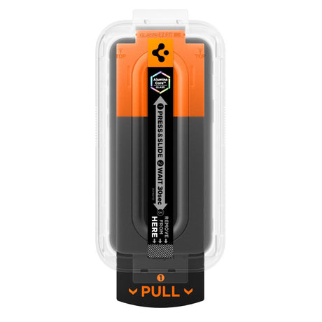 Folie de protectie Spigen Glas.tR EZ-FIT Pro (AGL09871) compatibil cu iPhone 17 Air, Privacy