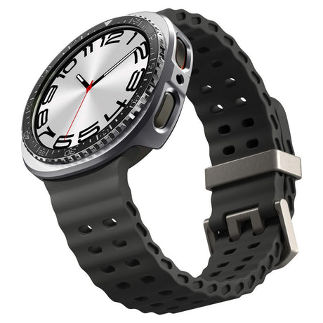 Accesoriu smartwatch Spigen Bezel Tune Pro Diver (ACS10010) compatibil cu for Samsung Galaxy Watch8 44mm, Stainless Steel, Negru