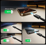 Cablu Lisen (set de 5) (YL0123070010), Type-C, 60W, 480Mbps, Fast Charging, Braided, 1m/1m/2m/2m/3m, Negru