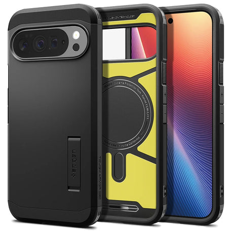 Spigen Tough Armor MagSafe husă neagră pentru Google Pixel 10 Pro XL