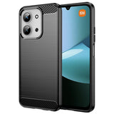 Husa de protectie Techsuit Carbon Silicone compatibil cu Xiaomi Redmi 15C 4G / Redmi 15C 5G / Poco C85 4G, Negru