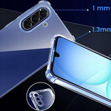 Husa de protectie Techsuit Shockproof Clear Silicone compatibil cu Samsung Galaxy A17 5G / A17 4G, Transparent