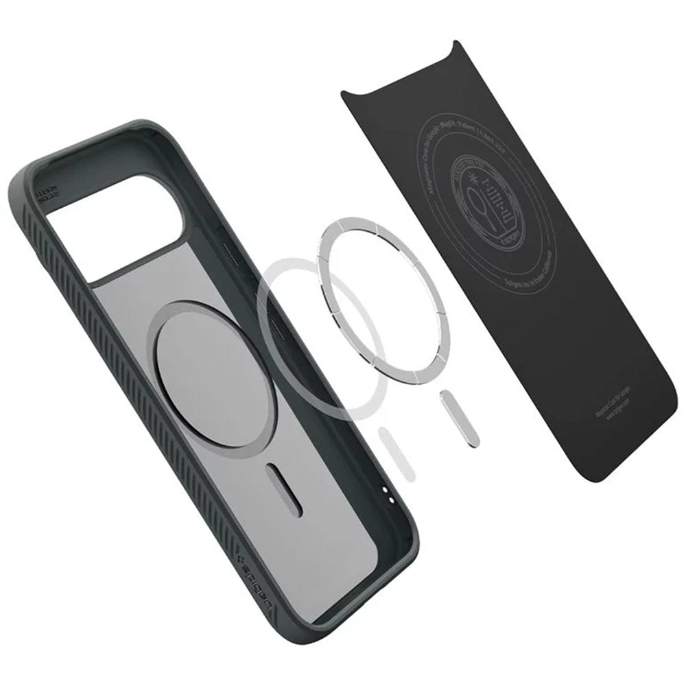 Husa de protectie Spigen Liquid Air MagSafe (ACS09719) compatibil cu Google Pixel 10 Pro XL, Abyss Green