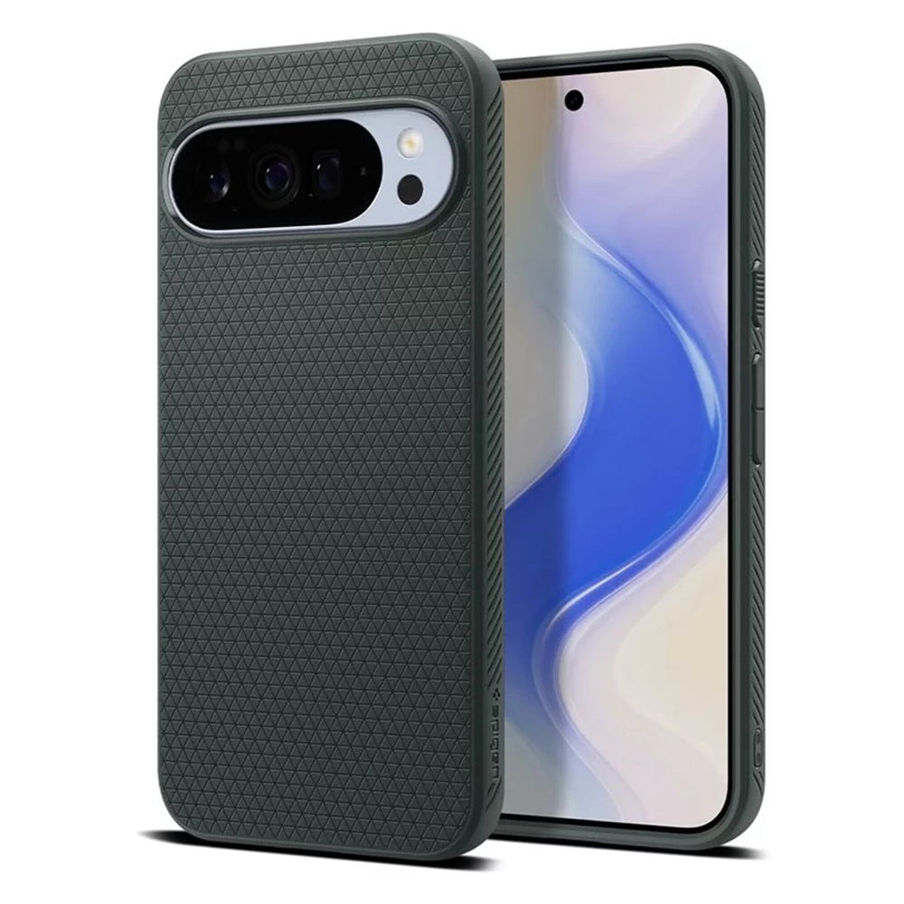 Husa de protectie Spigen Liquid Air MagSafe (ACS09719) compatibil cu Google Pixel 10 Pro XL, Abyss Green