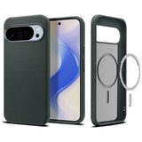 Husa de protectie Spigen Liquid Air MagSafe (ACS09719) compatibil cu Google Pixel 10 Pro XL, Abyss Green