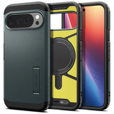 Husa de protectie Spigen Tough Armor compatibil cu Google Pixel 10 Pro XL, Verde