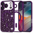 Husa de protectie Techsuit Luxury Glitter MagSafe compatibil cu iPhone 17 Pro Max, Mov Inchis
