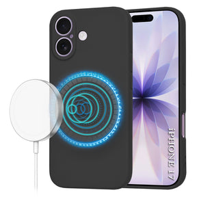 Husa de protectie Techsuit SoftFlex MagSafe compatibil cu iPhone 17, Negru