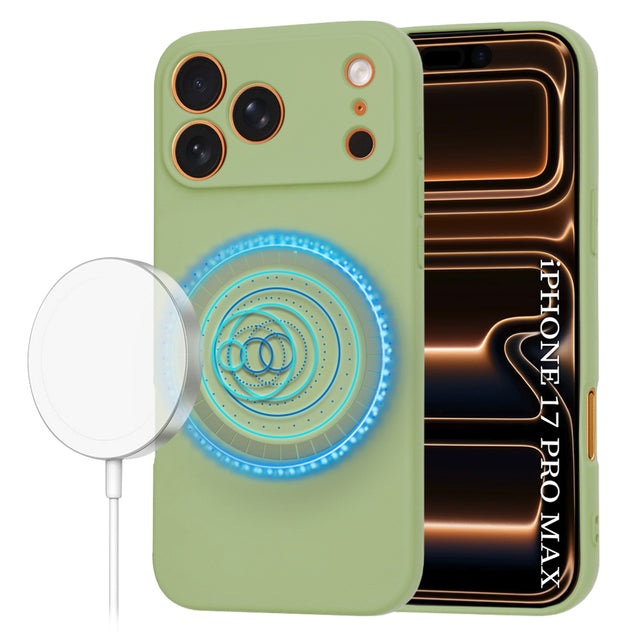 Husa de protectie Techsuit SoftFlex MagSafe compatibil cu iPhone 17 Pro Max, Matcha