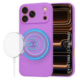 Husa de protectie Techsuit SoftFlex MagSafe compatibil cu iPhone 17 Pro Max, Mov