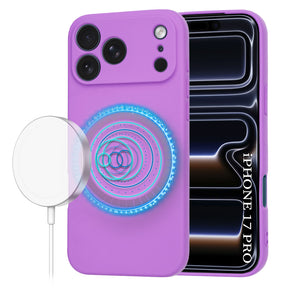 Husa de protectie Techsuit SoftFlex MagSafe compatibil cu iPhone 17 Pro, Mov