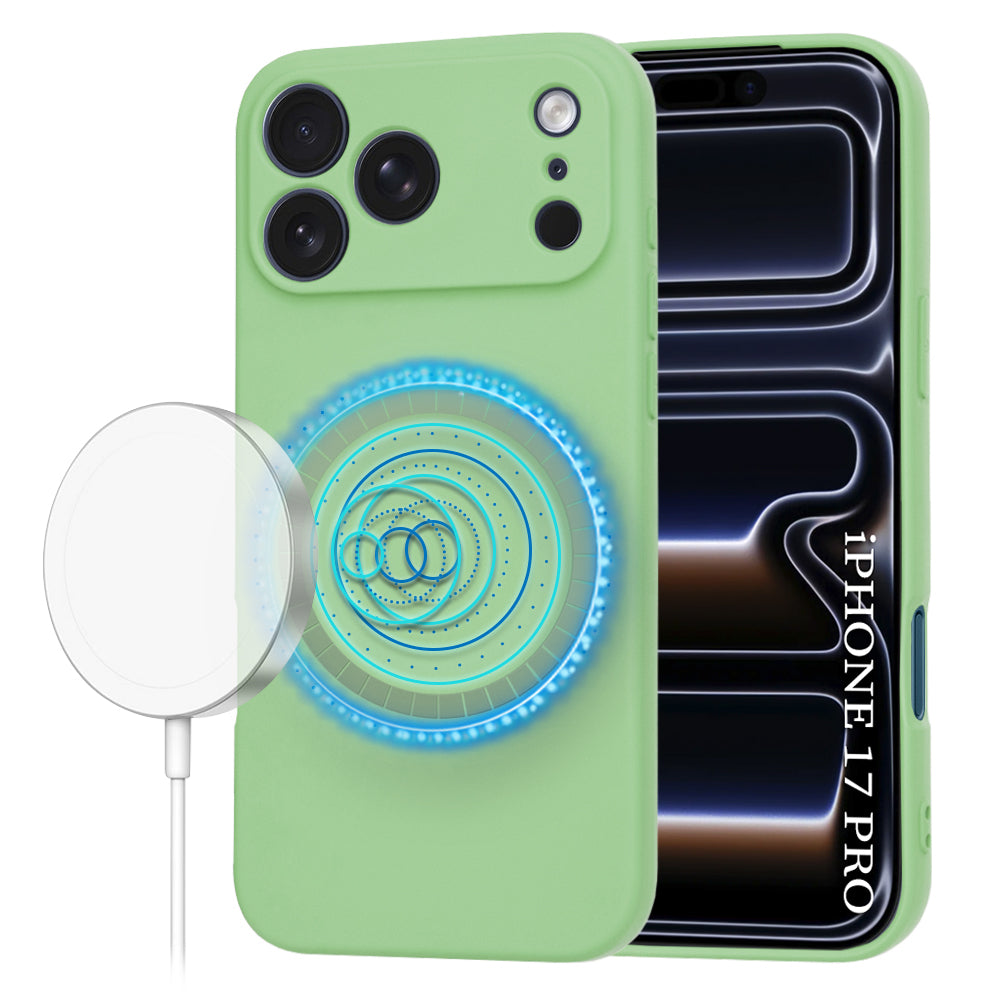 Husa de protectie Techsuit SoftFlex MagSafe compatibil cu iPhone 17 Pro, Verde Menta