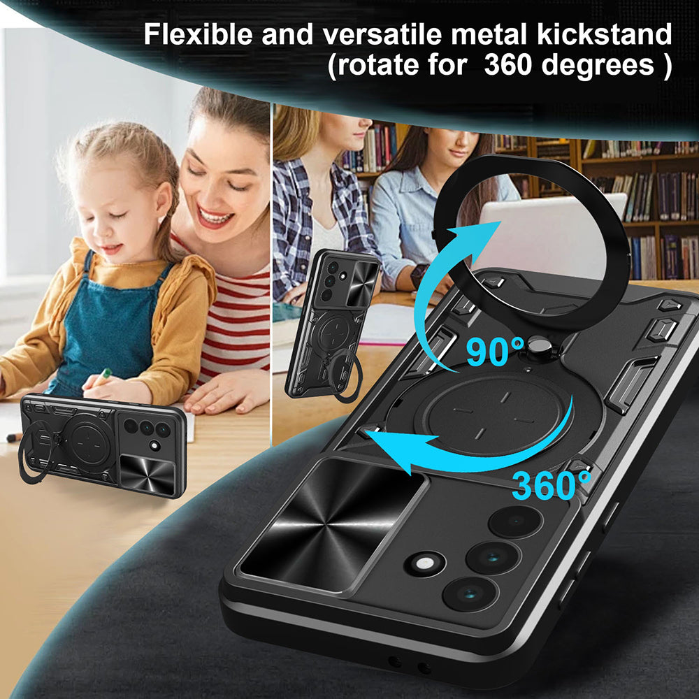 Husa de protectie Techsuit CamGuard Pro compatibil cu Samsung Galaxy A17 5G / A17 4G / M17 / F17, Mov