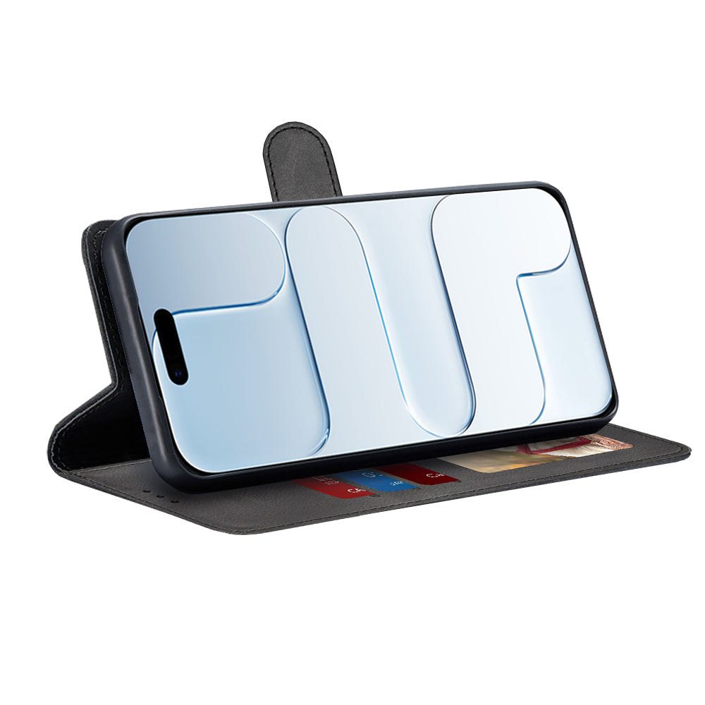 Husa de protectie Techsuit Diary Book compatibil cu iPhone 17 Air, Negru