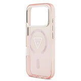 Husa de protectie Guess IML Gradient Triangle Logo MagSafe (GUHMP17LHGTMLCGP) compatibil cu iPhone 17 Pro, Roz