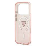 Husa de protectie Guess IML Gradient Triangle Logo MagSafe (GUHMP17LHGTMLCGP) compatibil cu iPhone 17 Pro, Roz