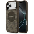 Husa de protectie Guess 4G Circle Classic Logo MagSafe (GUHMP17XP4PGRSGW) compatibil cu iPhone 17 Pro Max, Maro