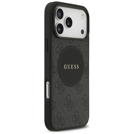 Husa de protectie Guess 4G Circle Classic Logo MagSafe (GUHMP17XP4PGRSGK) compatibil cu iPhone 17 Pro Max, Negru