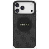 Husa de protectie Guess 4G Circle Classic Logo MagSafe (GUHMP17XP4PGRSGK) compatibil cu iPhone 17 Pro Max, Negru