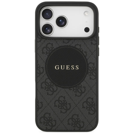 Husa de protectie Guess 4G Circle Classic Logo MagSafe (GUHMP17XP4PGRSGK) compatibil cu iPhone 17 Pro Max, Negru