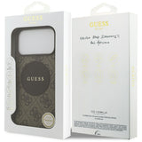 Husa de protectie Guess 4G Circle Classic Logo MagSafe (GUHMP17LP4PGRSGW) compatibil cu iPhone 17 Pro, Maro
