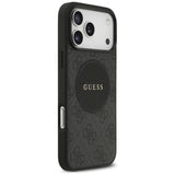 Husa de protectie Guess 4G Circle Classic Logo MagSafe (GUHMP17LP4PGRSGK) compatibil cu iPhone 17 Pro, Negru