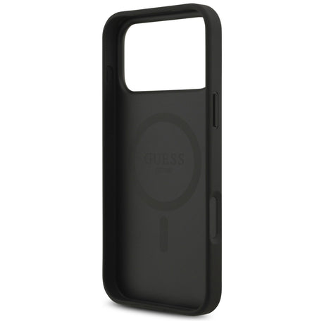 Husa de protectie Guess 4G Circle Classic Logo MagSafe (GUHMP17LP4PGRSGK) compatibil cu iPhone 17 Pro, Negru