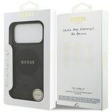 Husa de protectie Guess 4G Circle Classic Logo MagSafe (GUHMP17LP4PGRSGK) compatibil cu iPhone 17 Pro, Negru